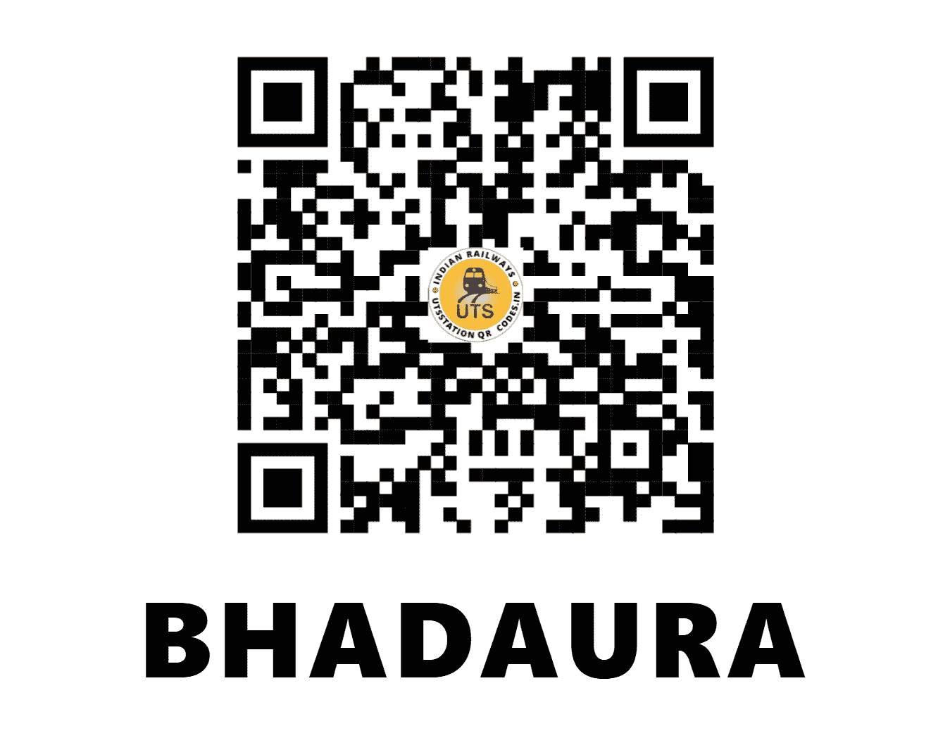 UTS QR Code for BHADAURA - BWH - EC (UTTAR PRADESH)